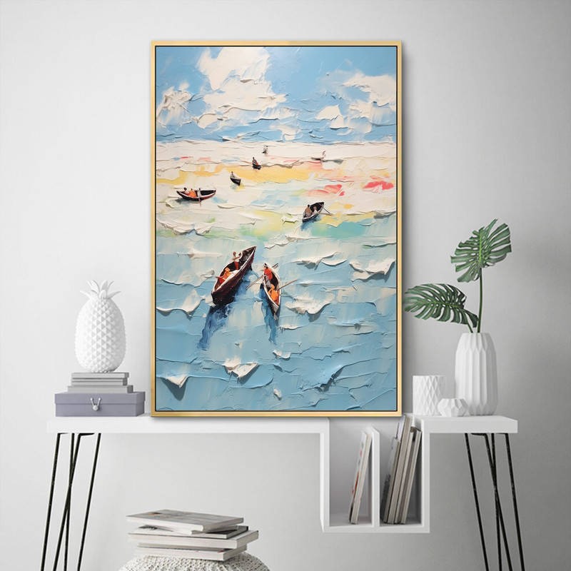 View of Heavy Texture Canvas Art