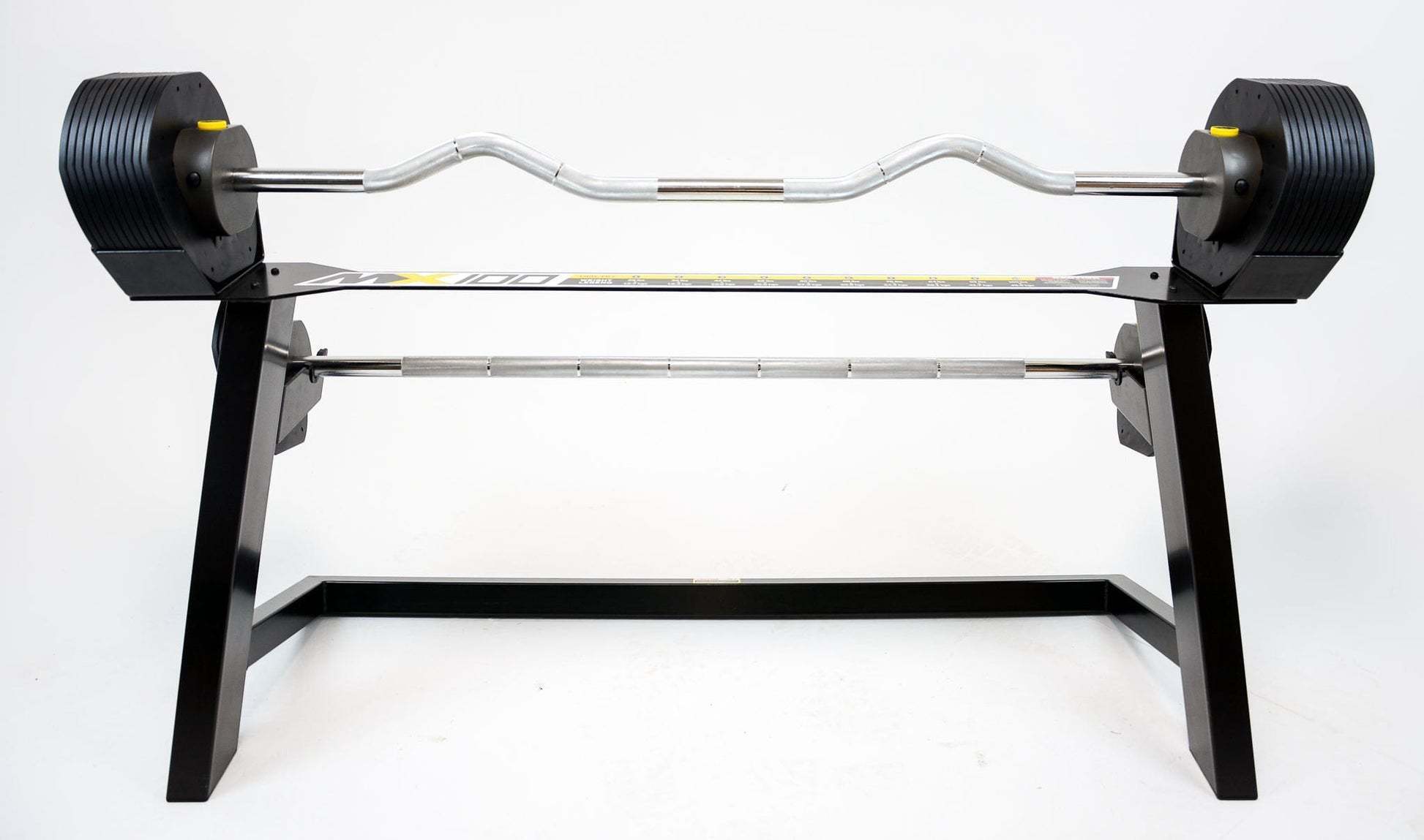 MX100 RAPID CHANGE ADJUSTABLE BARBELL CURL BAR SYSTEM