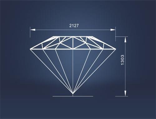 Diamond LED screen