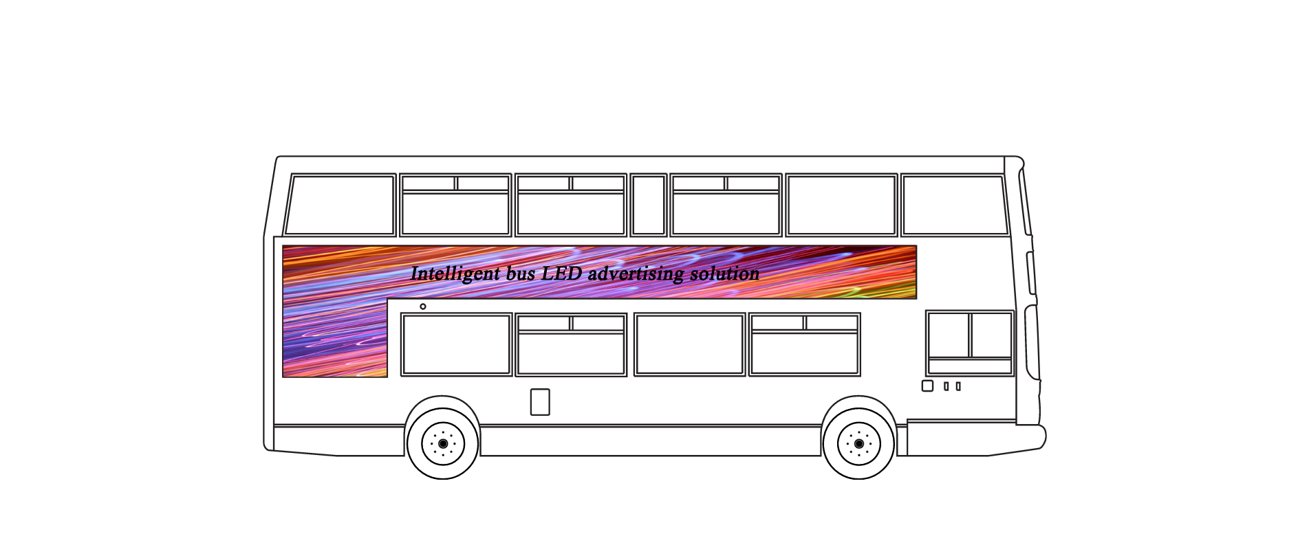 Bus LED Advertising Screen Display