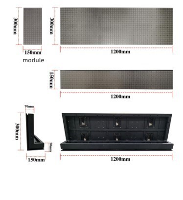 Y4.68 Outdoor or Indoor Led Stair Screen