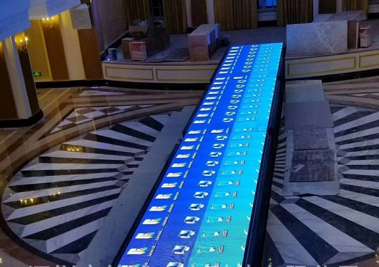  Intelligent Interactive  LED Floor Tile Screen