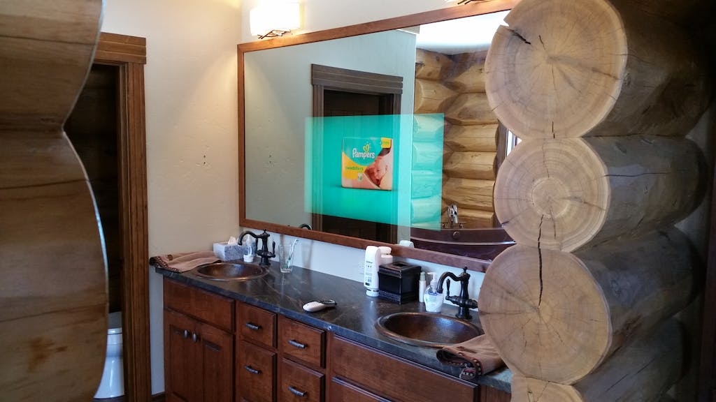 4K Smart TV Mirror Waterproof for Bathroom Multi-function