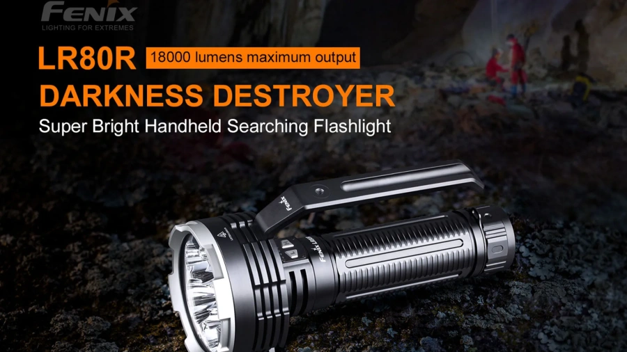 Fenix's bright searchlight