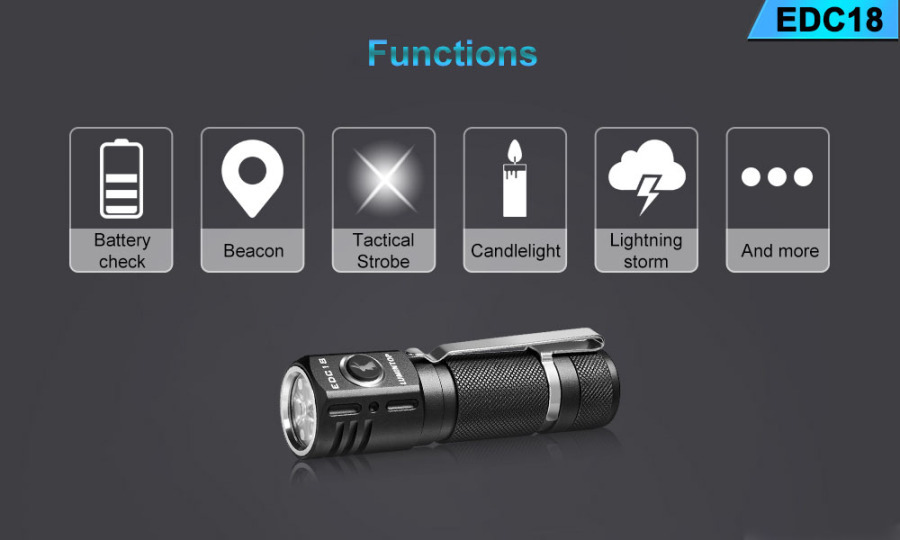 Fun edc small flashlight -- FW3A and EDC18