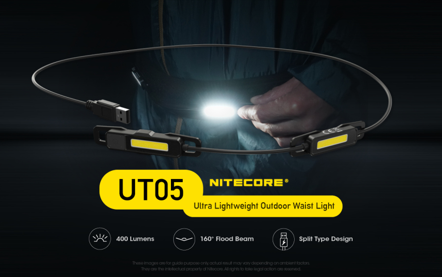 Nitecore UT05 Ultra Lightweight Outdoor Waist Light Riview From Flashlightbrand