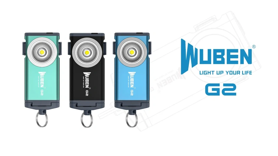 Multi-Functional EDC Keychain Light -- Wuben G2