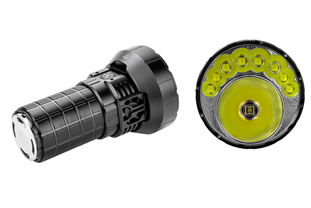 Two of the most popular powerful flashlights in May -- MR90 and