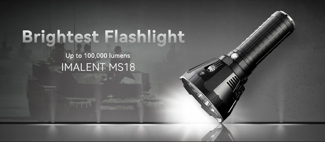 Imalent MS18 - 100 000 Lumen - Ultimate Torch