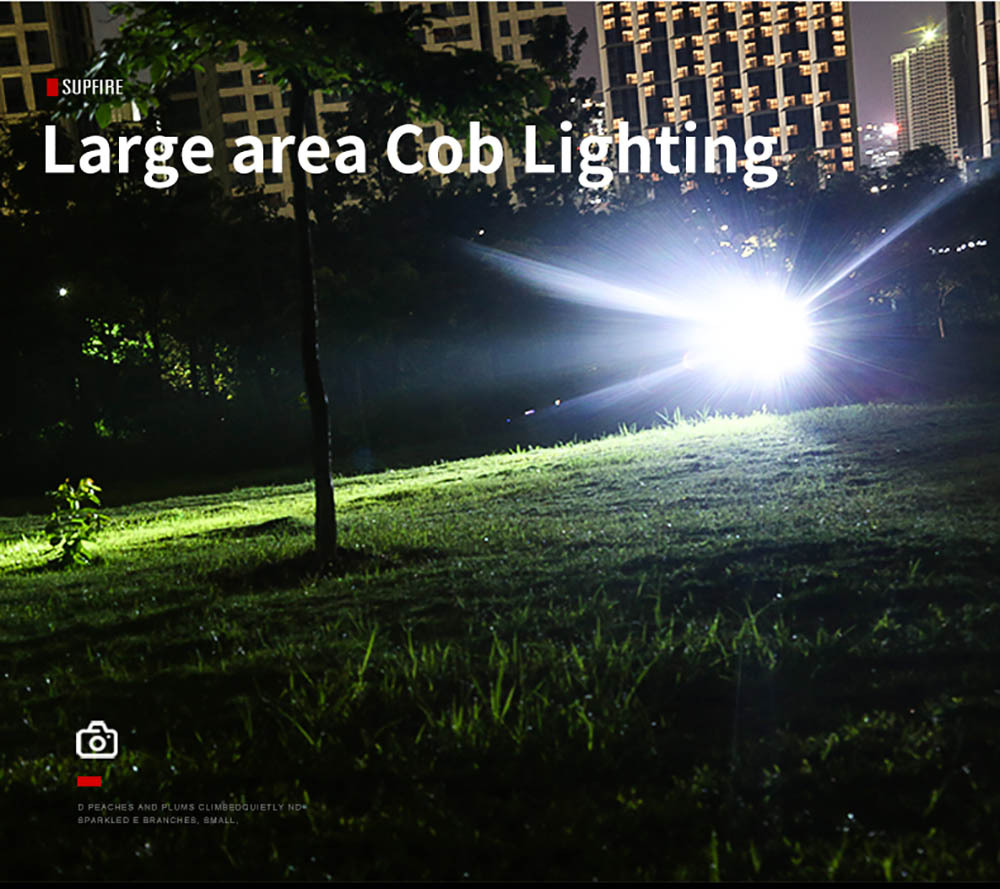 SupFire G7 Outdoor&Camping Power Industry COB Light