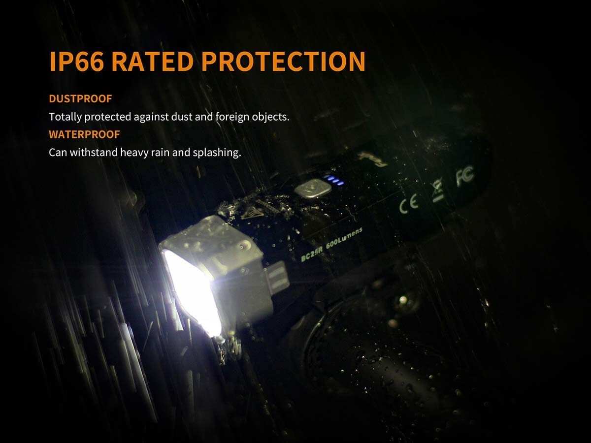 Fenix BC25R  XP-G3 LED 600 Lumens Bike USB Rechargeble Lights 