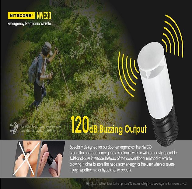 Nitecore New 30 outdoor&camping Whistle light