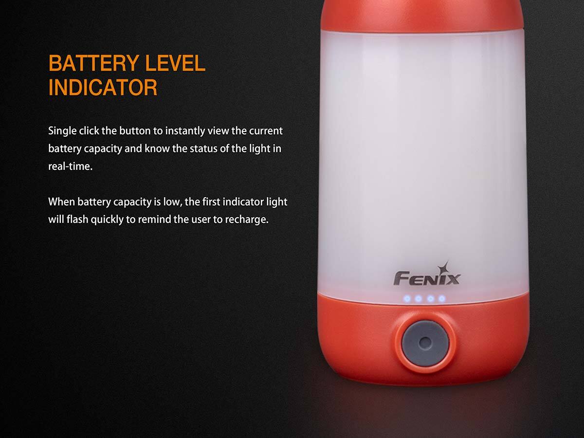 Fenix CL26R White and Red LEDs USB Rechargeable Camping Lantern