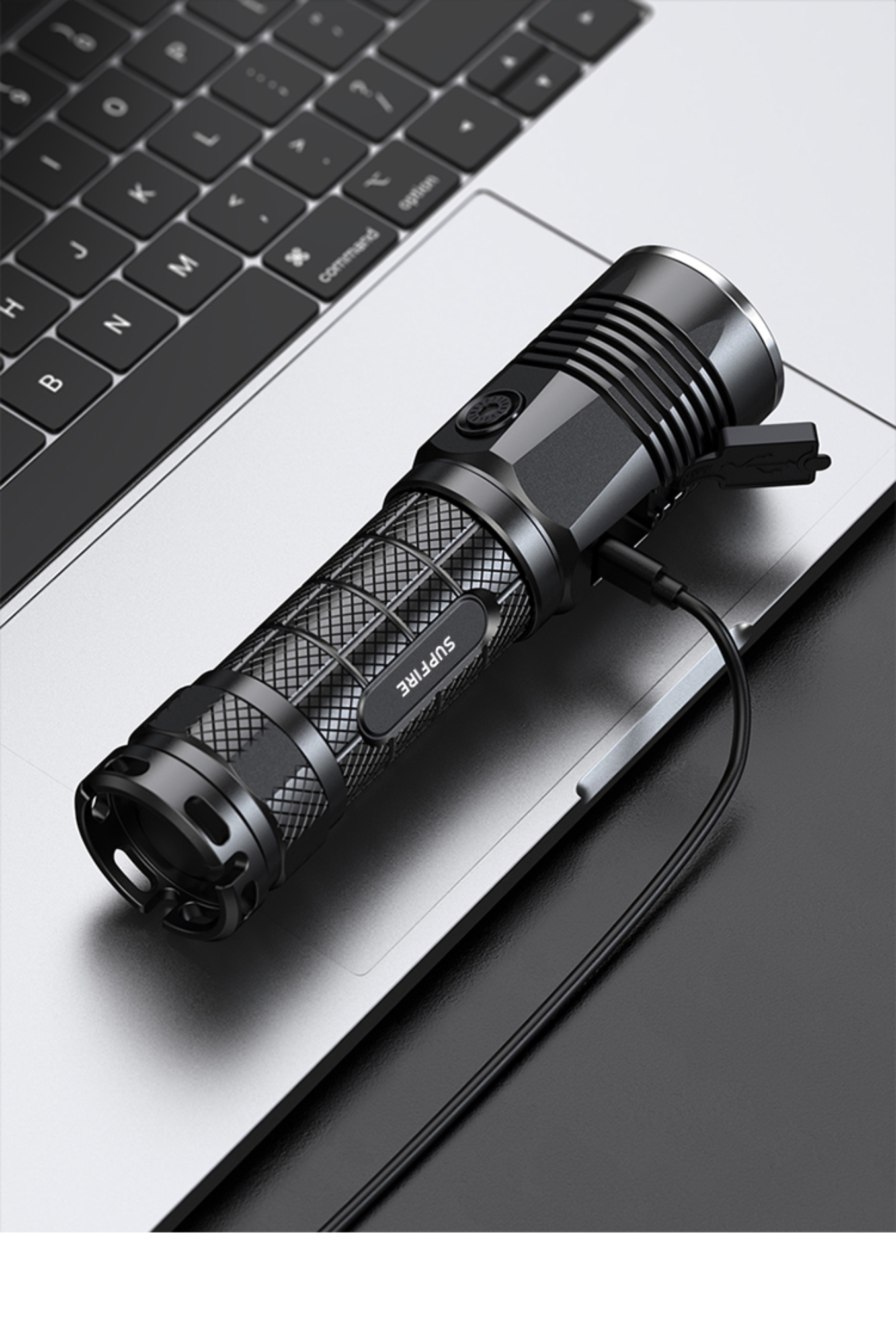 SupFire L5-S(P90) search lights Rechargeable flashlight