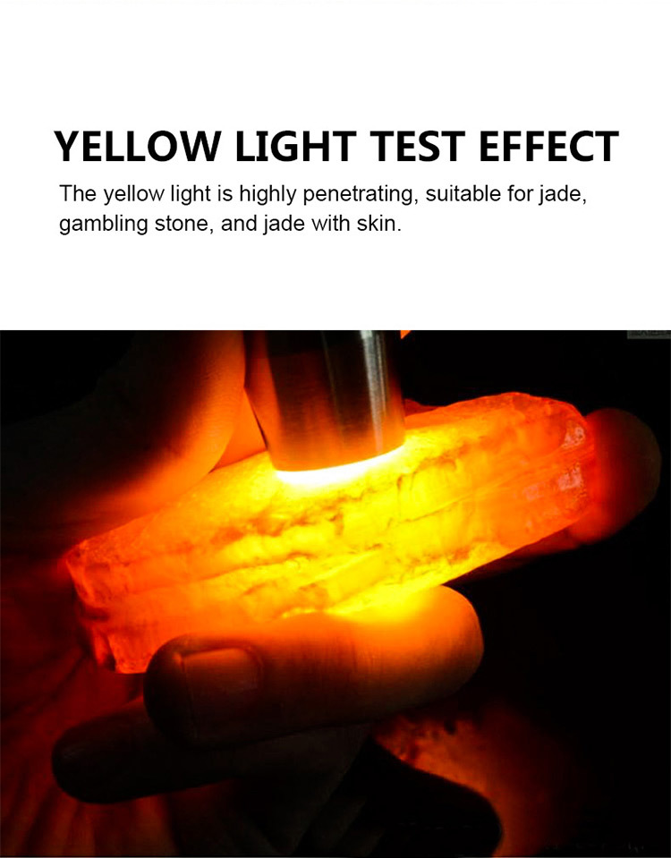 SupFire S9 Jade lights Yellow light