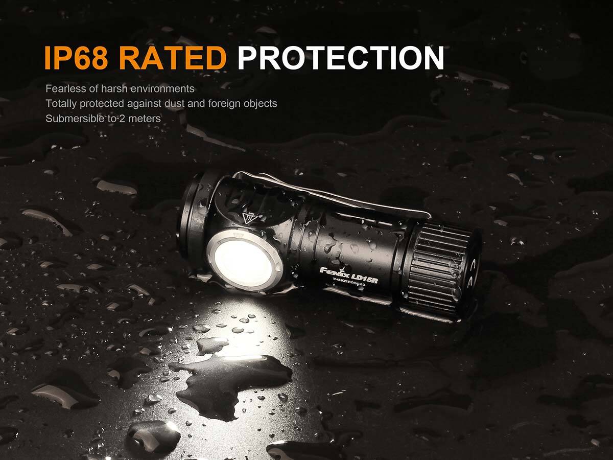 Fenix LD15R  XP-G3 LED Green Lights 500 Lumens EDC Rechargeable Flashlight