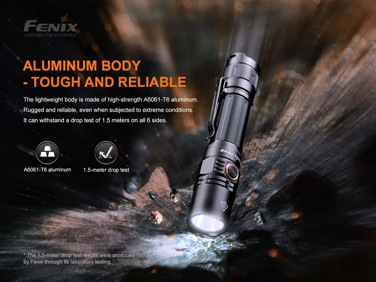 Fenix PD35 V3.0 Luminus SFT40 LED 1700 Lumens Tactical Flashlight 