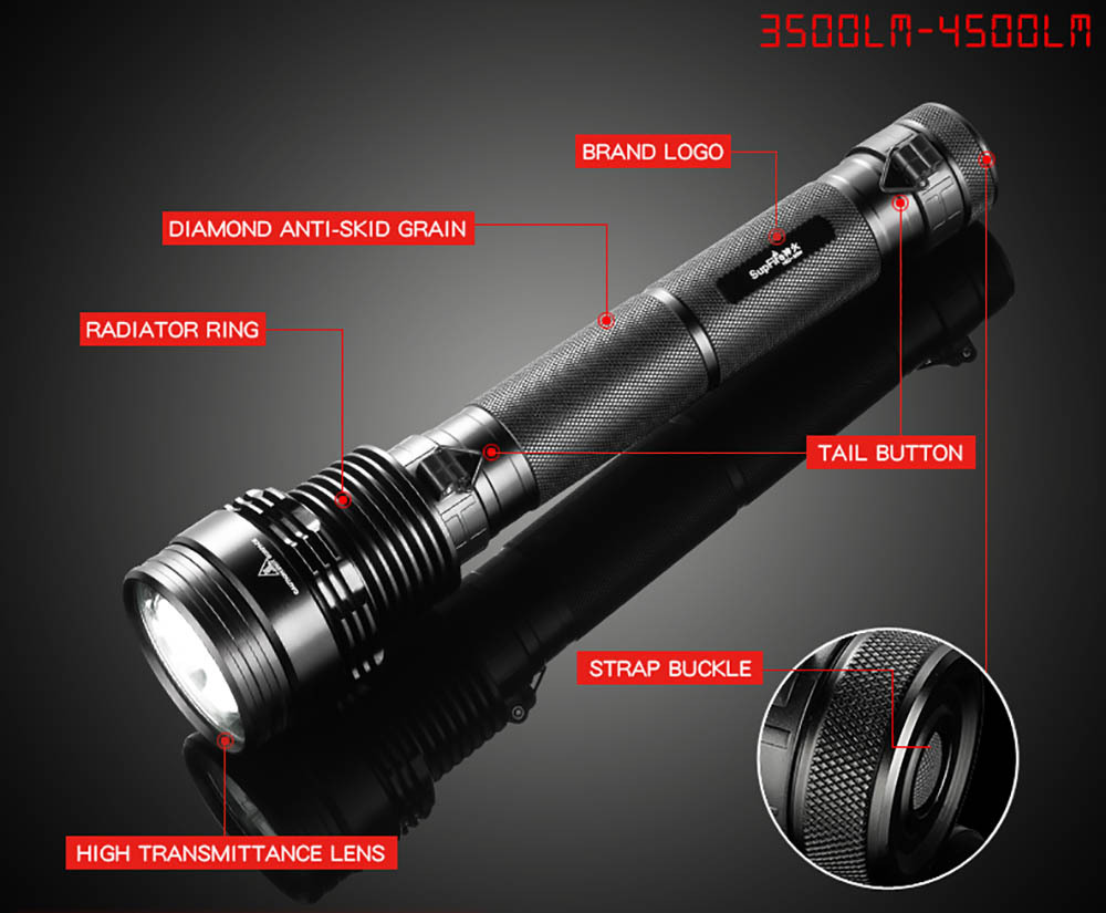 SupFire HID 35W search lights Xenon flashlight