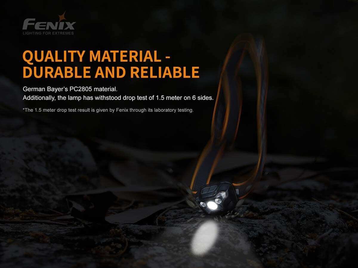 Fenix HL18RW Cool White Flood/spot LED 500 lumens USB Rechargeable Headlamps