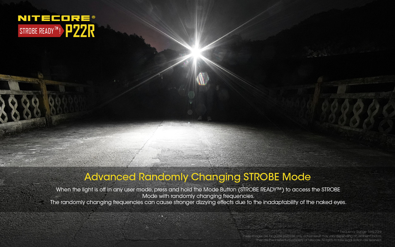 Nitecore P22R XHP35 HD 1800 Lumens USB-C Rechargeable Tactical Flashlight