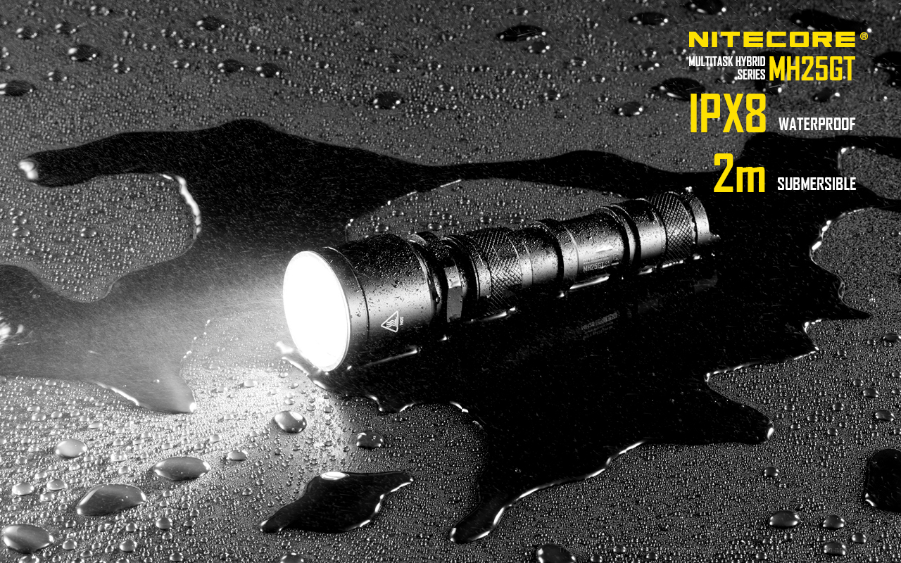 Nitecore MH25GT Luminus SST-40-W LED 1000 Lumens Rechargeable Tactical Flashlight Hunting Flashlight