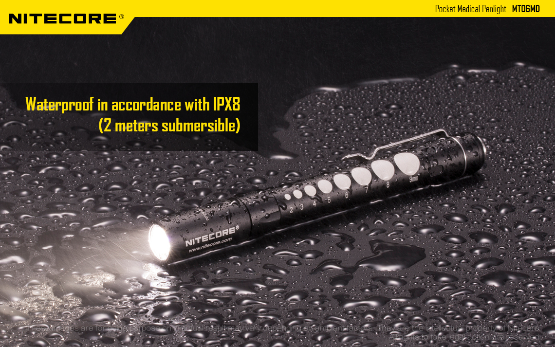 Nitecore MT06MD Nichia 219B LED 180 Lumens High CRI Medical Penlight
