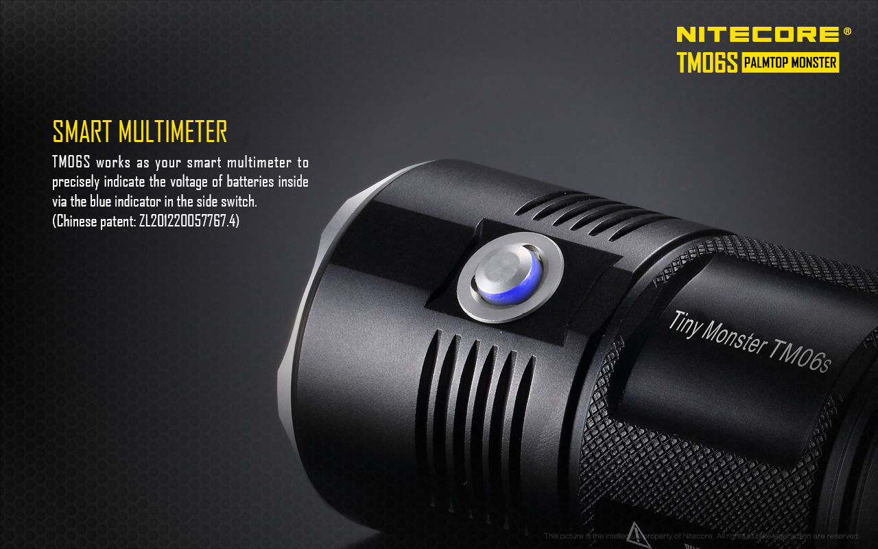 Nitecore TM06S  XM-L2 U3 LED 4000 Lumens Search Lights