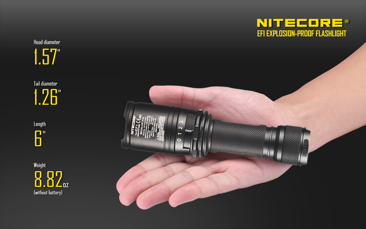 Nitecore EF1  XM-L2 U3 LED 830 Lumens Outdoor&Camping Light
