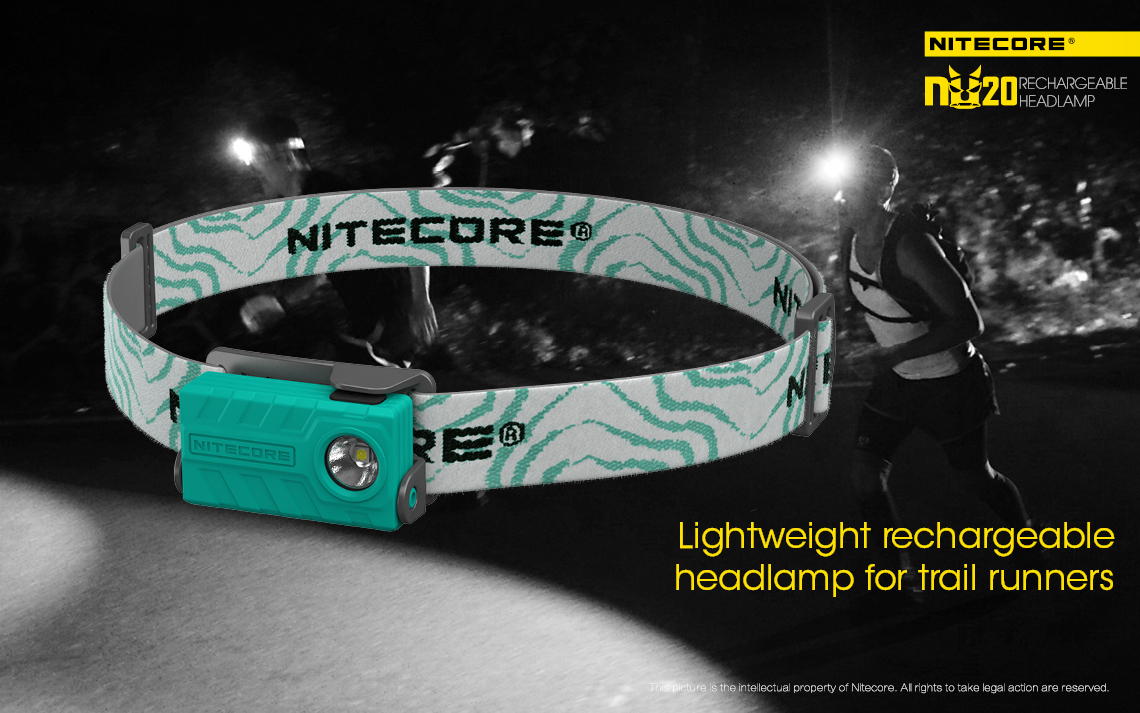 Nitecore NU20  XP-G2 S3 LED 360 Lumens USB Rechargeable Lightweight Headlamps