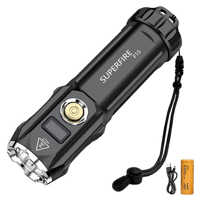 SupFire F15 2000 Lumens Flashlight