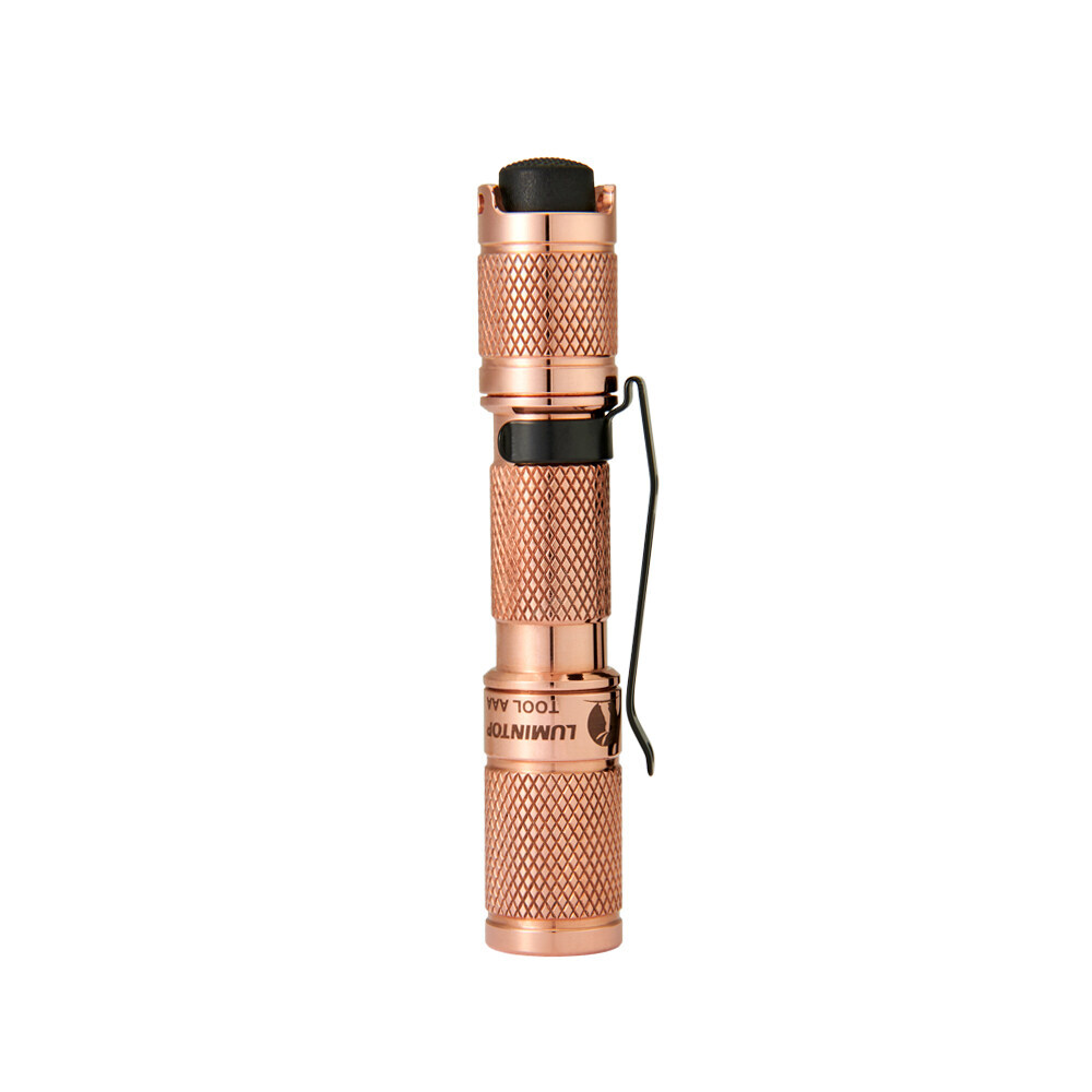 Lumintop Tool AAA Copper Brass 120 Lumens EDC Flashlight