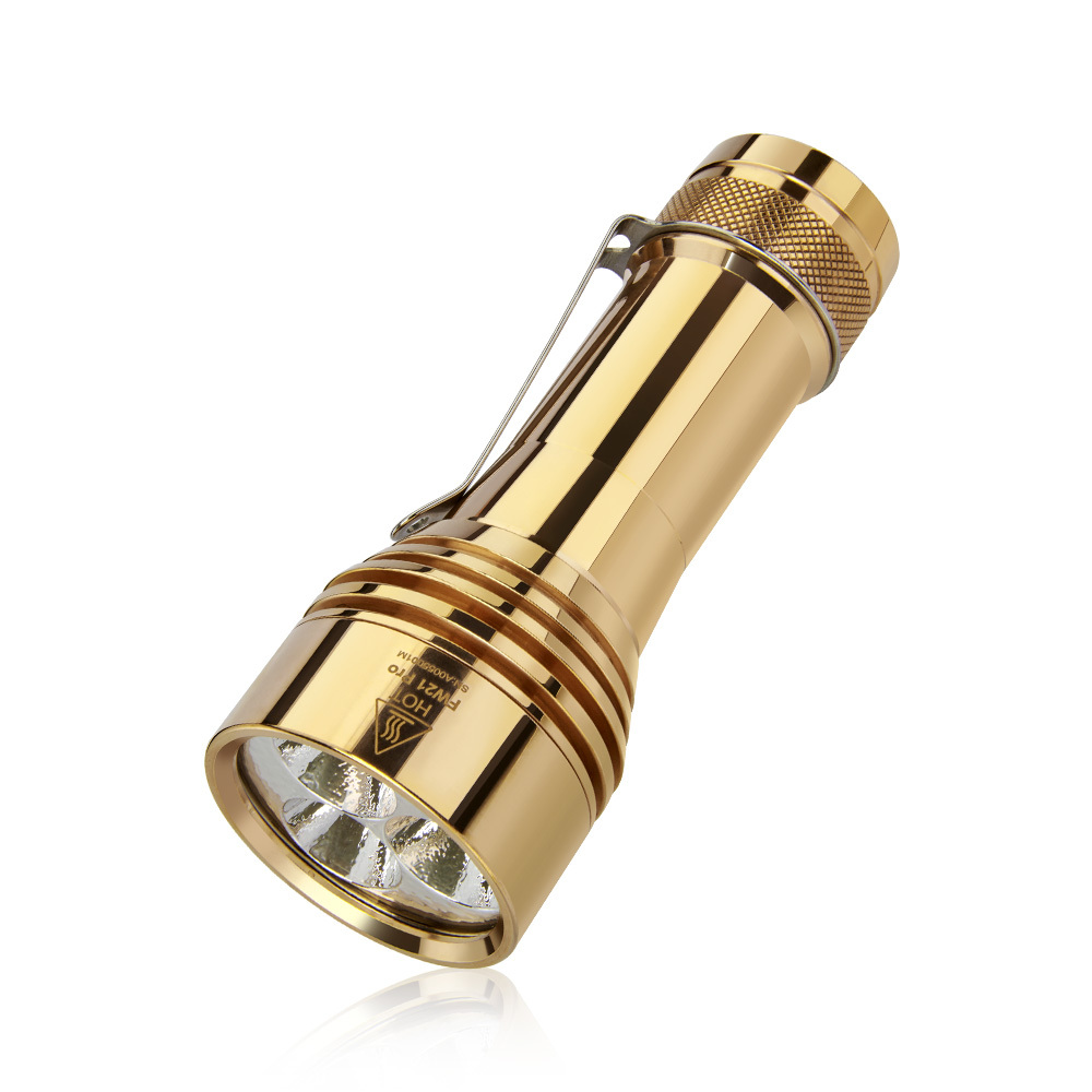 Lumintop FW21 Pro Copper Brass 10000 Lumens EDC Flashlight