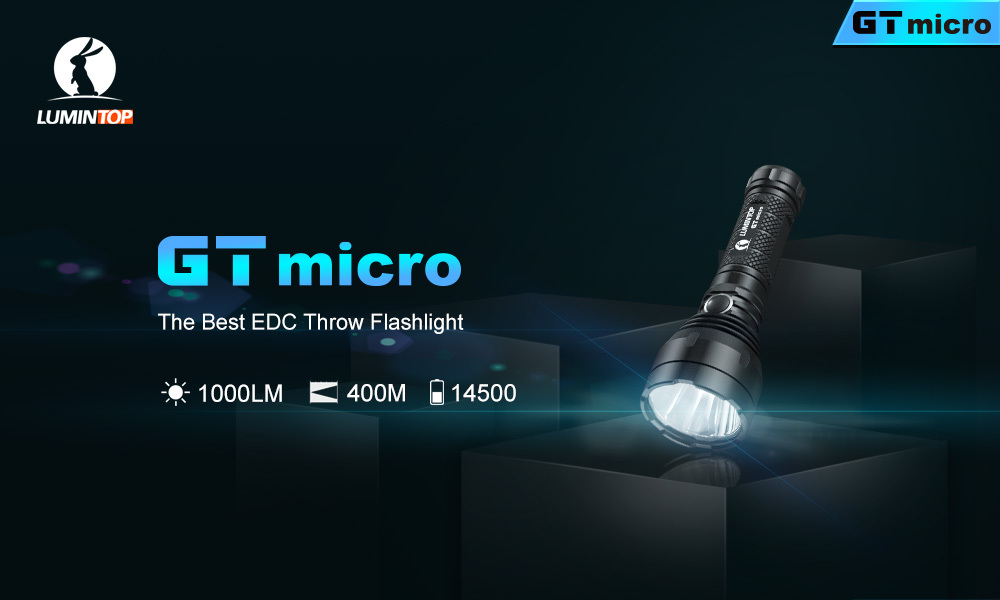 Lumintop GT micro OSRAM KW CSLNM1.TG 1000 Lumens EDC flashlight