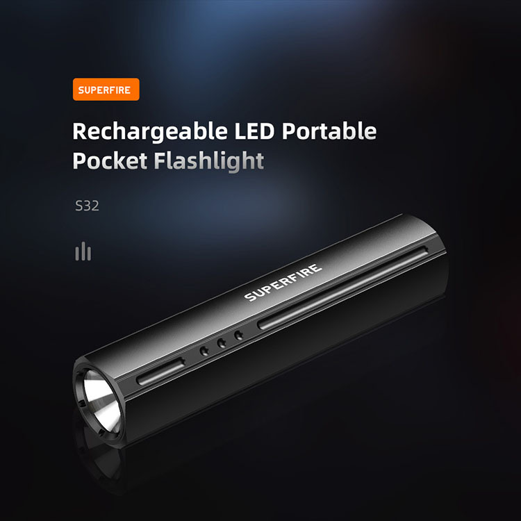 Supfire S32 Everyday carry lights 300 lumens Mini Pocket Flashlight