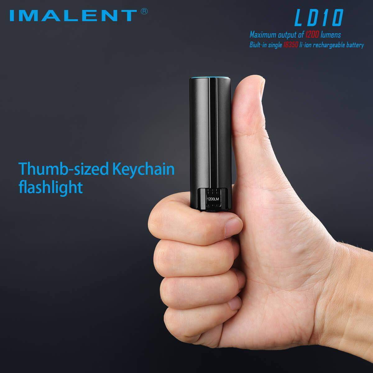 Imalent LD10  XP-L HI LED 1200 Lumens EDC Flashlight