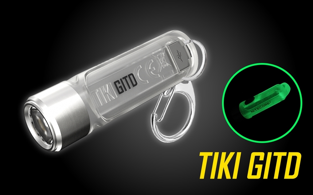 Nitecore TIKI / TIKI LE OSRAM P8 LED 300 Lumens USB Rechargeable Keychain EDC Light