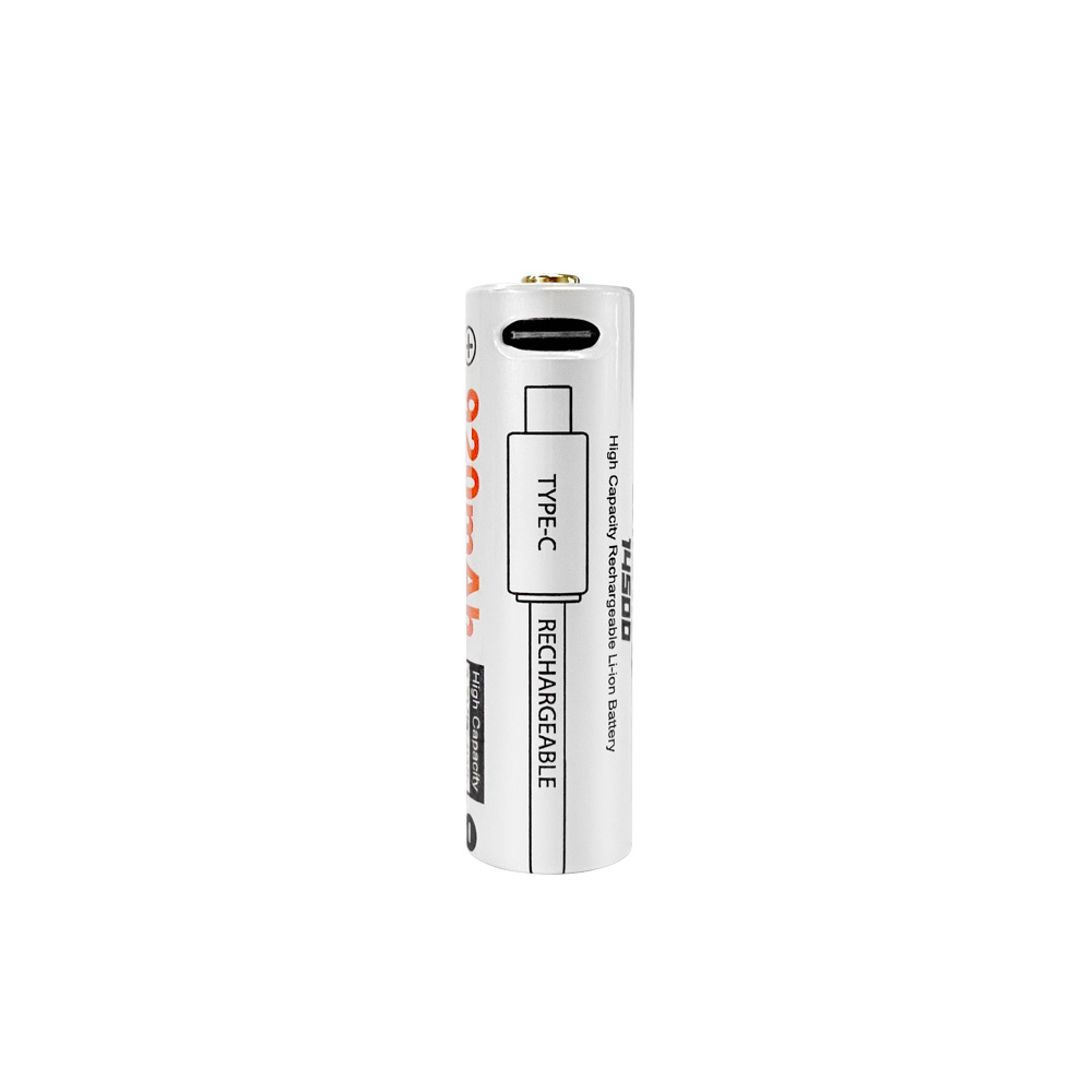 Lumintop USB Type-C rechargeable 3.7V 920 mAh 14500 Li-ion battery