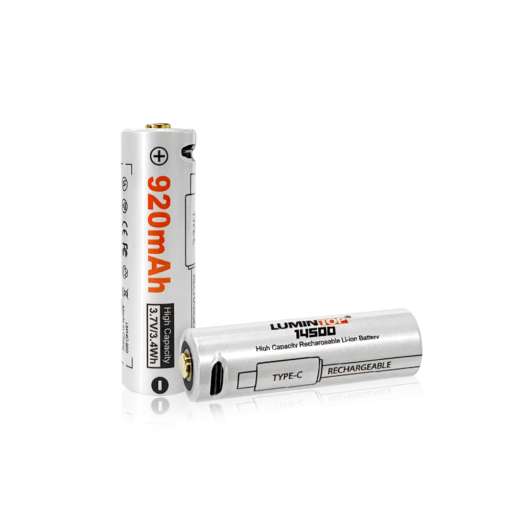 Lumintop Rechargeabe 21700, 18650, 14500, 10180 Li-ion Battery