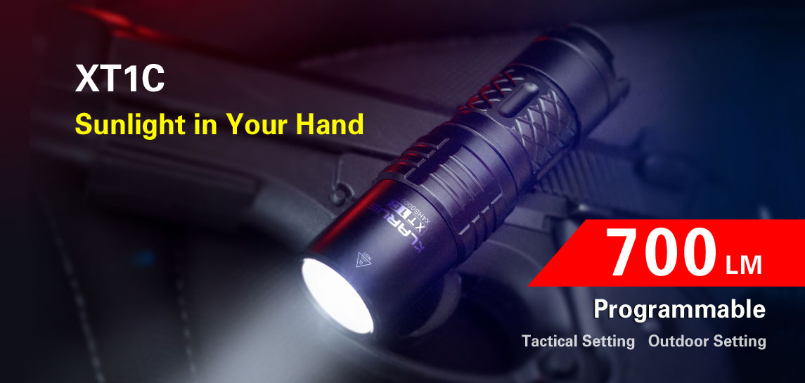 Klarus XT1C 1000 Lumens Tactical Flashlight