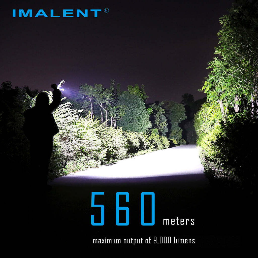 Imalent R30C 9000 Lumens 560 Meters Search Flashlight