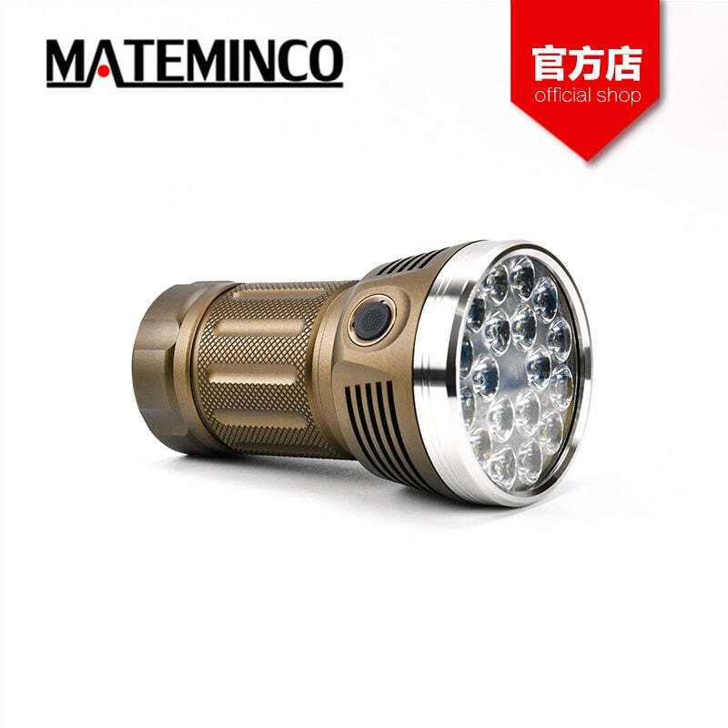 Mateminco MT18S 18 x Luminus SST20 15000 Lumens 616 Meters Anduril UI 18650 Flashlight