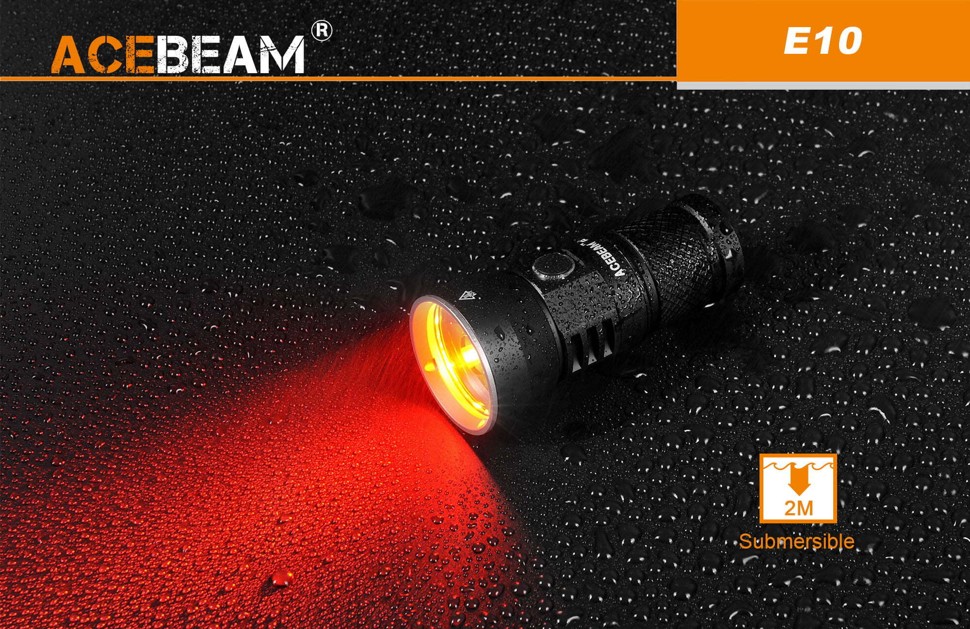 Acebeam E10 OSRAM White Light LED/OSRAM Green Light LED/OSRAM Red light LED Pocket Flashlight