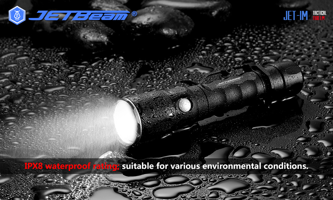 JETBeam JET-IM Cree XP-L HI LED 1100 Lumens Tactical Flashlight