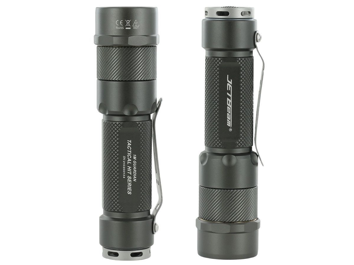 JETBeam 1M GUARDIAN 2*CREE XP-G3 / 1*CREE XP-E(RED) / 1*CREE XP-E(GREEN) 1200 Lumens Multi-Color Portable Tactical Flashlight