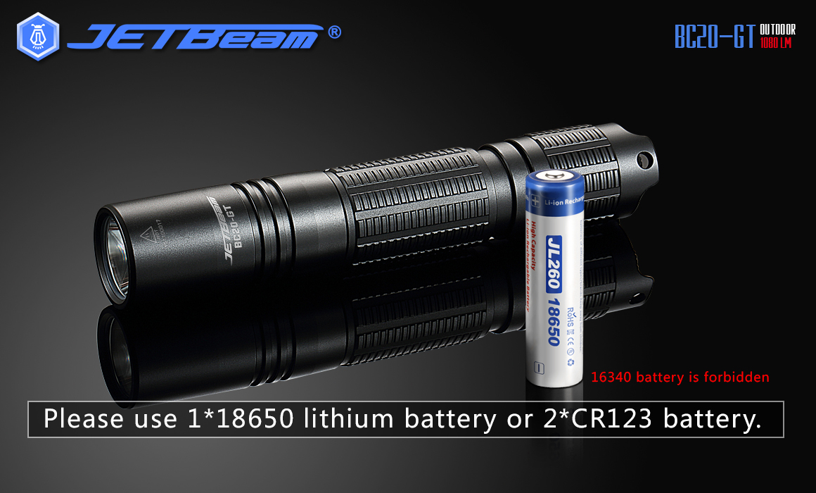 JETBeam JET-PC20 Gree XHP50 2930 Lumens Outdoor Flashlight