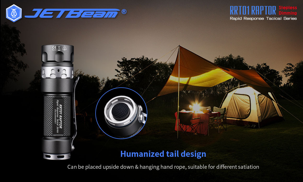 Best JETBeam RRT01 RAPTOR XP-L /Nichia 219C LED 950 Lumens