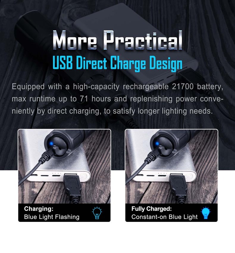 NEXTORCH TA41  XHP50.2 LED 2600 Lumens High Performance Tactical Flashlight