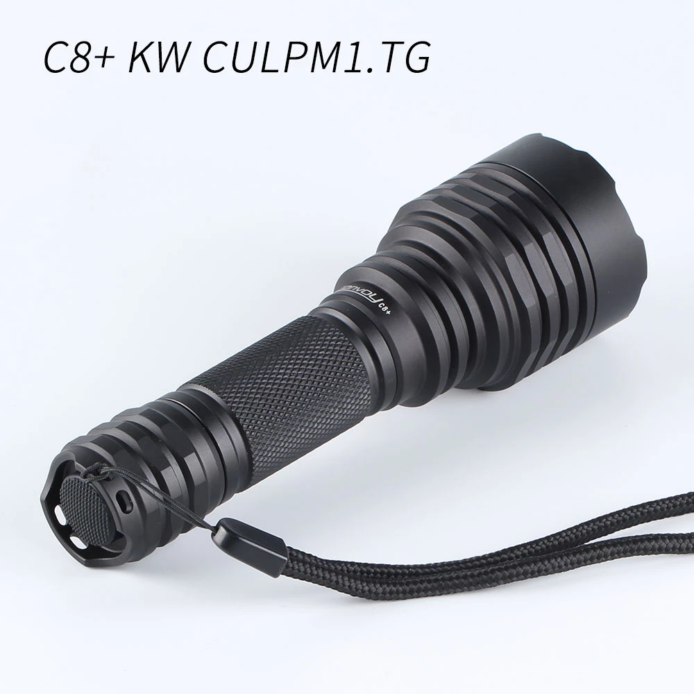 Convoy C8+ KW CULPM1.TG LED 18650 Flashlight Search Light