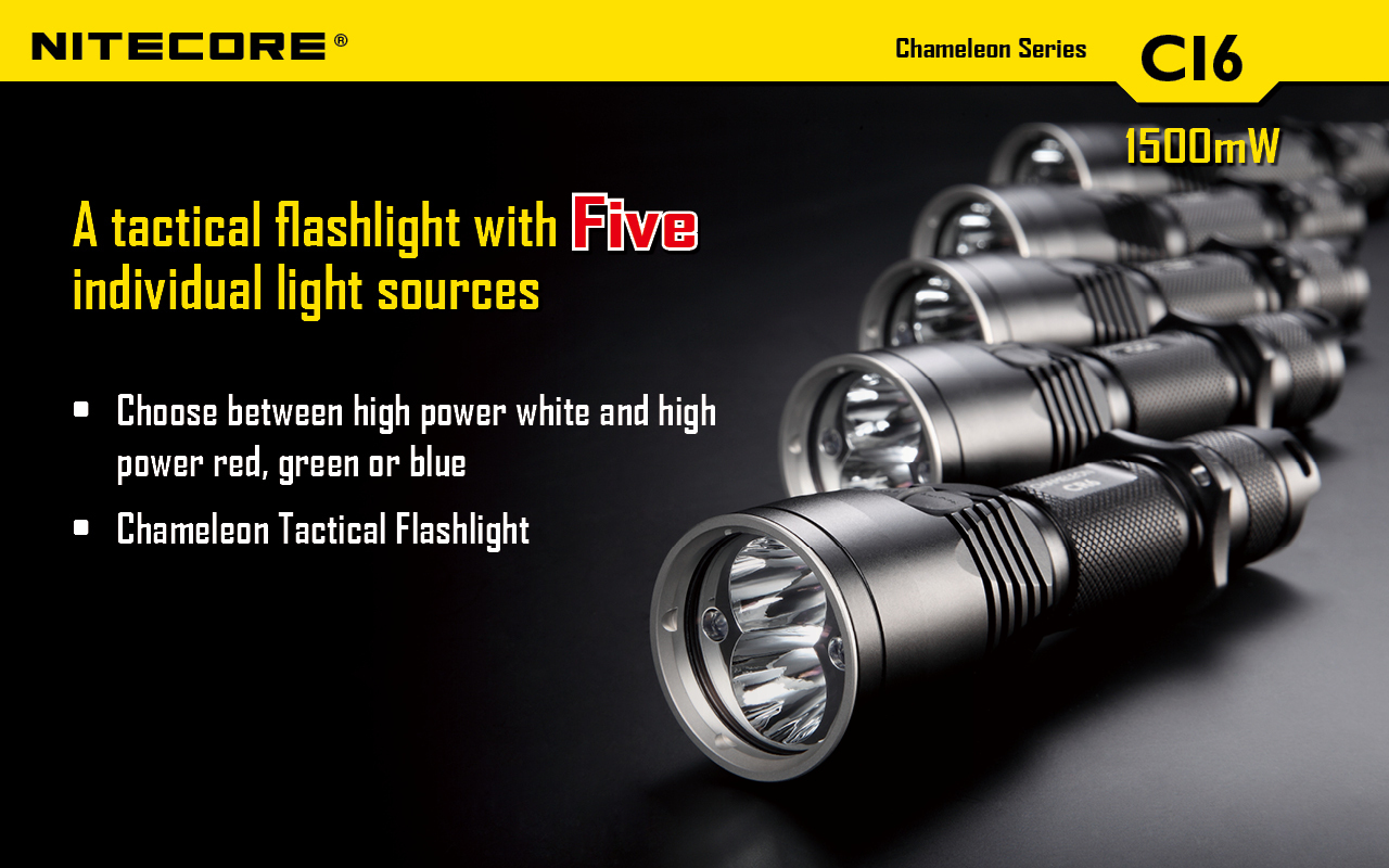 Nitecore CI6 850nm Long Rang Ir 440 Lumens Flashlight