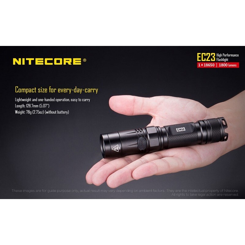 Nitecore EC23  XHP35 HD E2 LED 1800 Lumens EDC Lights